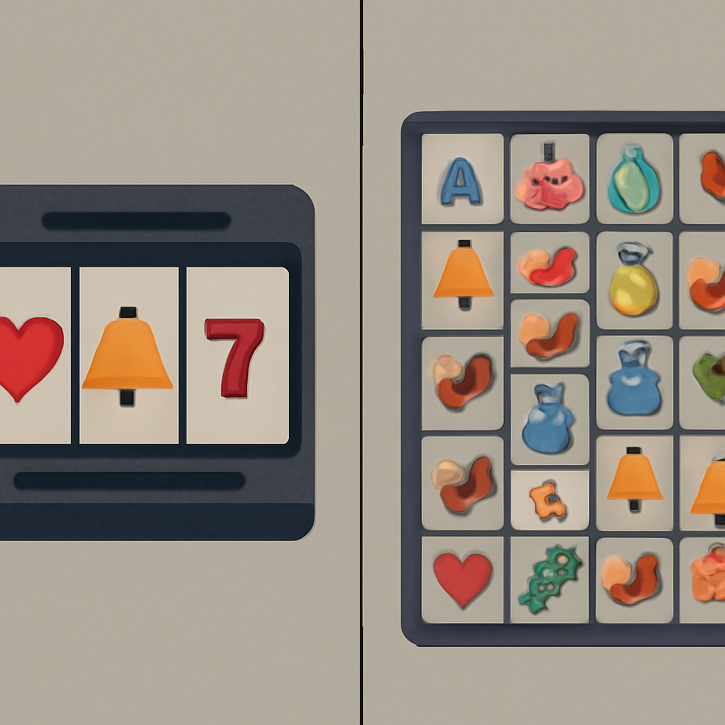 Slots de 3 bobinas vs. Megaways: o que muda no risco, no ritmo e na conversão do jogador